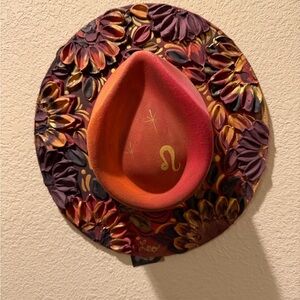 Stylish Red and Purple Women's Hat